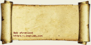 Janko Rakić vizit kartica